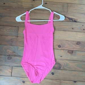 Pink ballet leotard